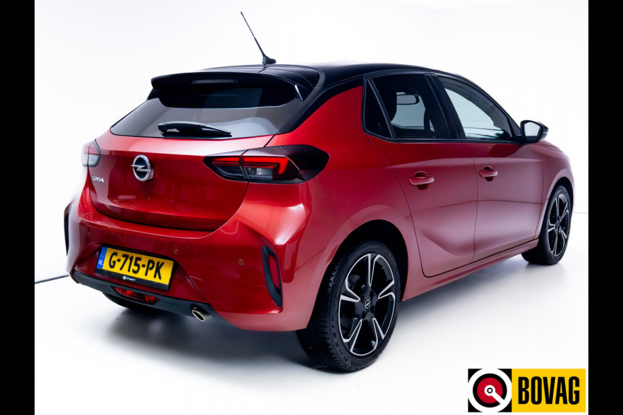 Opel Corsa 1.2 GS Line | Panoramadak | Stoel- & Stuurverwarming | Climate-control | Navigatie, Apple carplay, Android auto, Led, All season banden