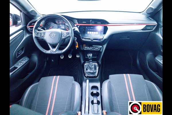 Opel Corsa 1.2 GS Line | Panoramadak | Stoel- & Stuurverwarming | Climate-control | Navigatie, Apple carplay, Android auto, Led, All season banden