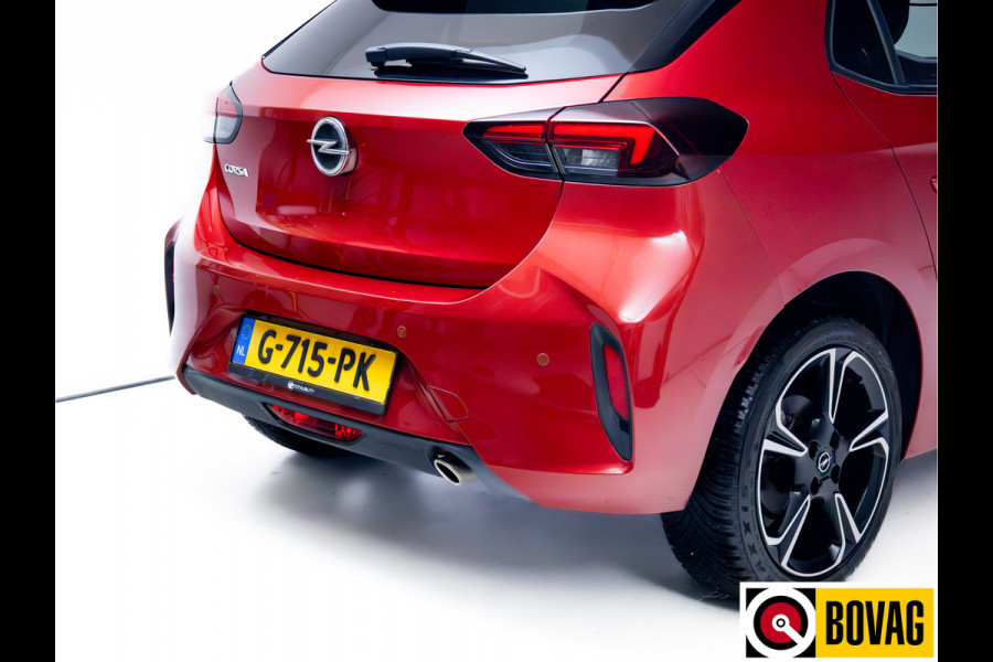 Opel Corsa 1.2 GS Line | Panoramadak | Stoel- & Stuurverwarming | Climate-control | Navigatie, Apple carplay, Android auto, Led, All season banden