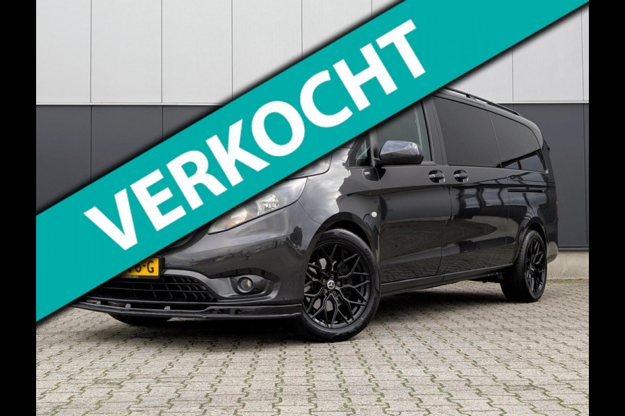 Mercedes-Benz Vito 119CDI AUTOMAAT DUBBELE CABINE 2X SCHUIFDEUR LANG LEDER PDC CRUISE CLIMATE CONTROL STOELVERWARMING