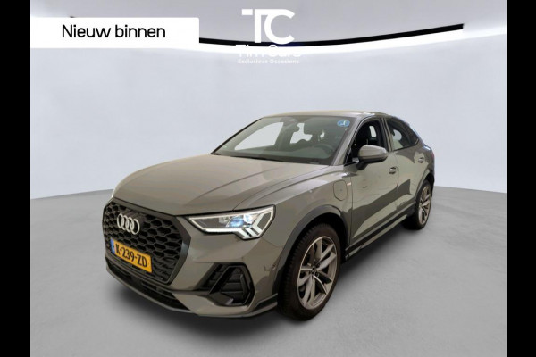 Audi Q3 Sportback 45 TFSI e S Edition Automaat | Keyless entry & start | Chronosgrijs | Stoelverwarming | Sonos Audio HiFi | Zwart optiek | Elektr