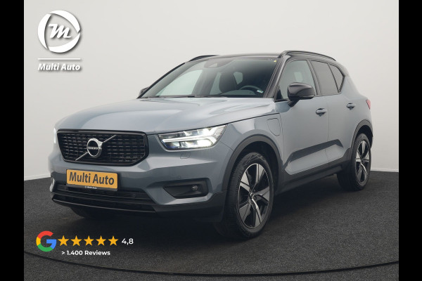 Volvo XC40 T5 Recharge R-Design Plug In Hybrid 262pk Dealer O.H. PHEV | Trekhaak Af Fabriek | Camera | Alcantara Sportstoelen Memory & Verwarmd | Stuur Verwarmd | Apple Carplay | Keyless | Virtual | Cruise Control | Navigatie | DAB |