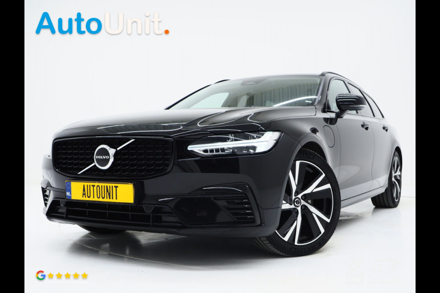 Volvo V90 2.0 T6 Plug-in hybrid AWD Plus Dark Long Range | Pilot Assist | Leder | Harman/Kardon | Trekhaak | Camera | BLIS | Keyless | Carplay