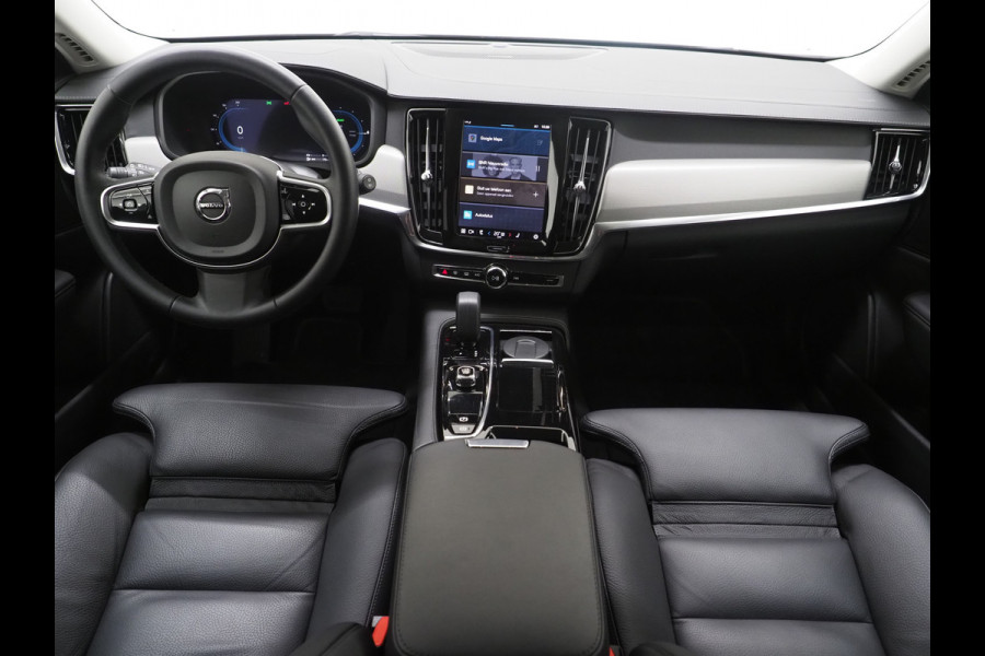 Volvo V90 2.0 T6 Plug-in hybrid AWD Plus Dark Long Range | Pilot Assist | Leder | Harman/Kardon | Trekhaak | Camera | BLIS | Keyless | Carplay