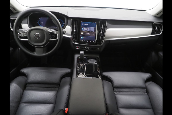 Volvo V90 2.0 T6 Plug-in hybrid AWD Plus Dark Long Range | Pilot Assist | Leder | Harman/Kardon | Trekhaak | Camera | BLIS | Keyless | Carplay