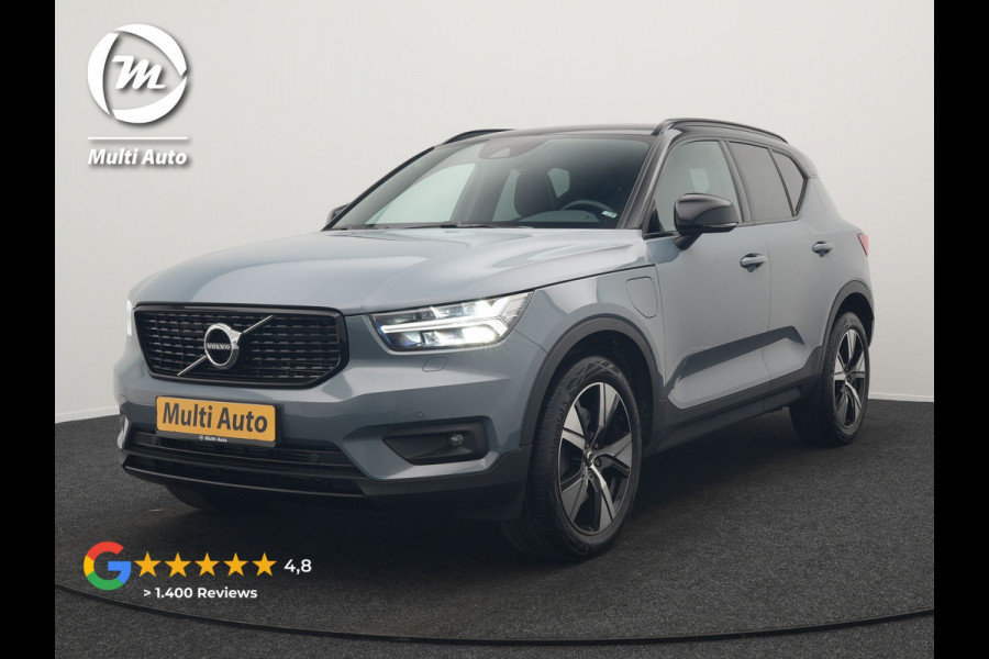 Volvo XC40 T5 Recharge R-Design Plug In Hybrid 262pk Dealer O.H. PHEV | Trekhaak Af Fabriek | Camera | Alcantara Sportstoelen Memory & Verwarmd | Stuur Verwarmd | Apple Carplay | Keyless | Virtual | Cruise Control | Navigatie | DAB |