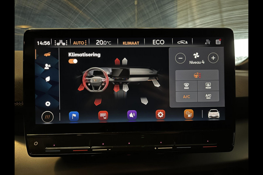 CUPRA Born Business 62 kWh ELEK. STOEL MET MASSAGE| STUURWIELVERWARMING | RONDOMZICHT CAMERA| ADAPTIVE CRUISE CONTROL| DODE HOEK SENSOR| REEDS RIJKLAAR GEMAAKT, GELEVERD INCL. 12 MND BOVAG GARANTIE