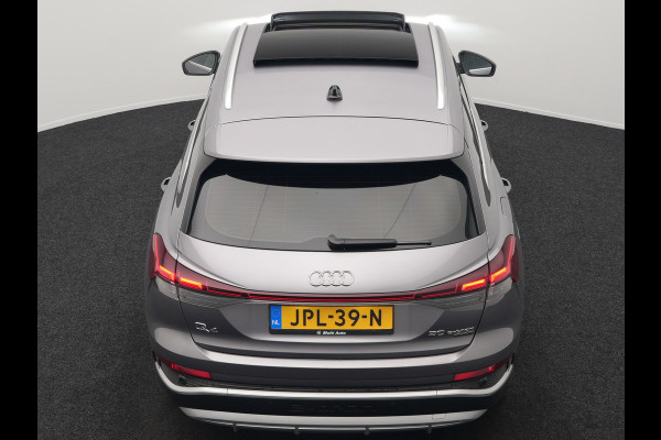 Audi Q4 e-tron 50 quattro S-Line 77 kWh 299pk Dealer O.H. Incl. BTW | Panodak | SOH 93,2% | Lederen Sportstoelen Verwarmd | 20"L.M  | Navigatie | Cruise Control | Virtual | DAB | Taifungrau Metallic |