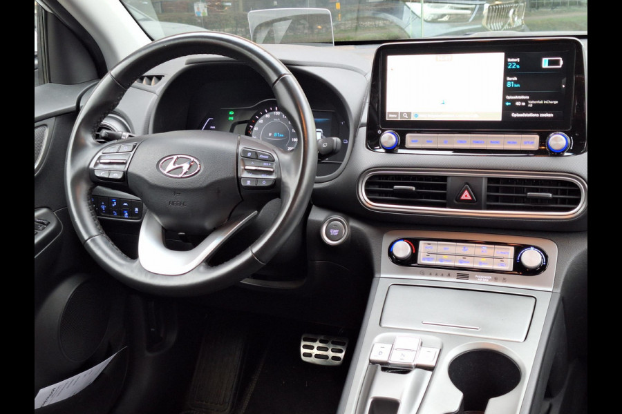 Hyundai Kona EV Fashion 64 kWh | SOH: nnb | 3 Fase | warmtepomp | HUD | Blindspot | Climate | Navi |