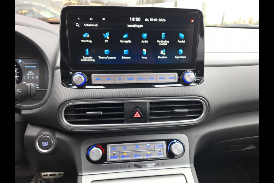 Hyundai Kona EV Fashion 64 kWh | SOH: nnb | 3 Fase | warmtepomp | HUD | Blindspot | Climate | Navi |