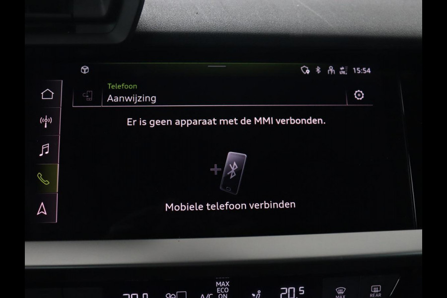 Audi A3 35 TFSI S edition | Carplay | Navigatie | Sportstoelen | Half leder | Full LED | Camera | Virtual Cockpit | 19'' | Climate control | Bluetooth | Cruise control | S Line