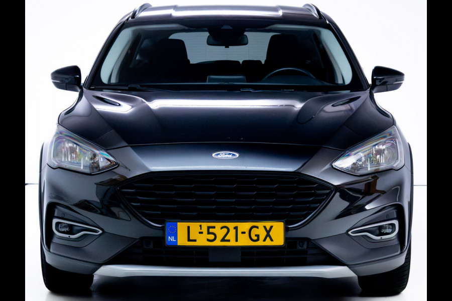 Ford FOCUS Wagon 1.0 EcoBoost Hybrid Active Buss. | Trekhaak | Stoel-, Stuur- & voorruitverw. | Cruise | All season banden, Navigatie, Parkeersensoren voor en achter