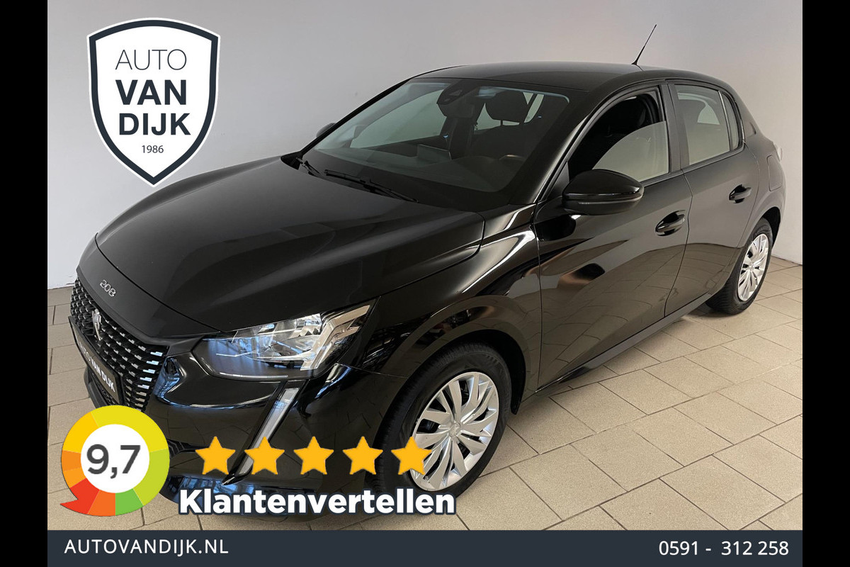 Peugeot 208 1.2 PureTech Active AIRCO NAVI CRUISE APPLE CARPLAY BLUETOOTH MULTI STUUR PDC ZEER NETTE AUTO