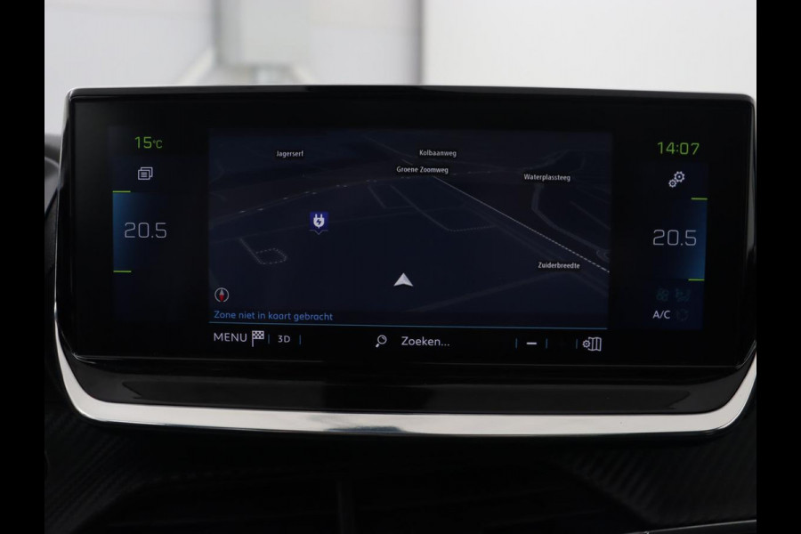 Peugeot e-2008 EV Allure 50 kWh | 3 Fase | Panoramadak | Adaptive cruise | Keyless | Camera | Carplay | Half leder | Navigatie