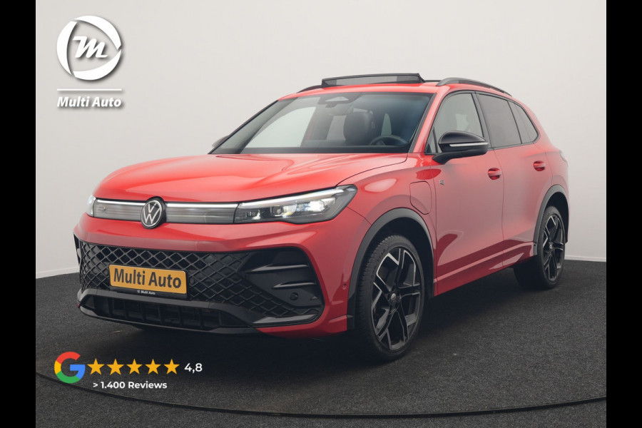 Volkswagen Tiguan 1.4 TSI eHybrid R-Line Business Plug In Hybrid 272pk Dealer O.H. PHEV | Trekhaak Af Fabriek | Panodak | Lederen Sportstoelen Massage & Memory & Ventilatie | 20"L.M | 360 Camera | Harman&Kardon | Adaptive Cruise | Stuur Verwarmd | IQ Light |