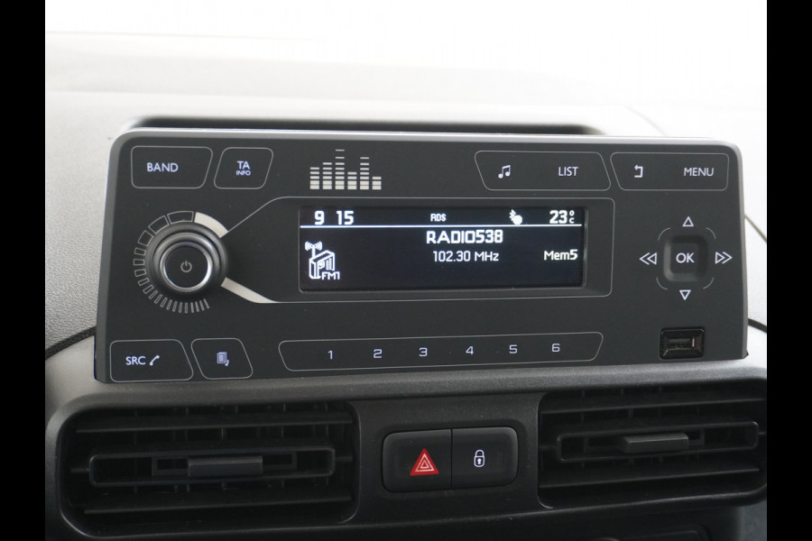 Opel Combo 1.5CDTI EURO6 3-Persoons Airco Cruise Control Bluetooth Elektr.ramen Elektr.spiegels+Verwarmd Centr.Vergr+ab. L1H1 Edition Schuifdeur Betonplex vloer Lat om Lat betimmering