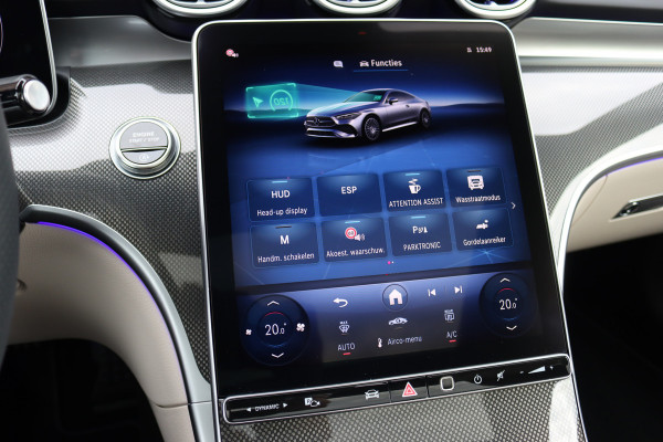 Mercedes-Benz CLE Coupé 200 AMG Line | Distronic | Memory | Burmester | Panoramadak | HUD | Digital Light | Verwarmd Stuurwiel | Surround Camera | Keyless Go | Nightpakket |