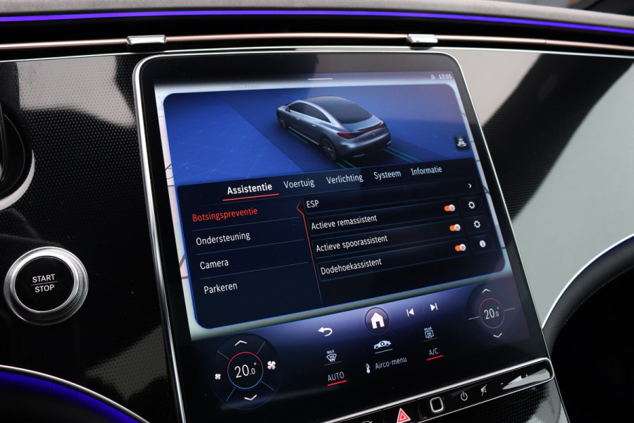 Mercedes-Benz EQE 350+ AMG Line 91 kWh | Panoramadak | Distronic | Rijassistentiepakket | Memory | Leder | Camera | Stoelverwarming V+A | Keyless Go | Nightpakket |