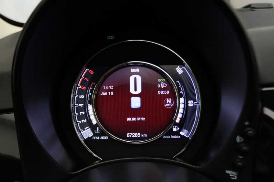 Fiat 500 1.2 Automaat Panoramadak, Cruise,