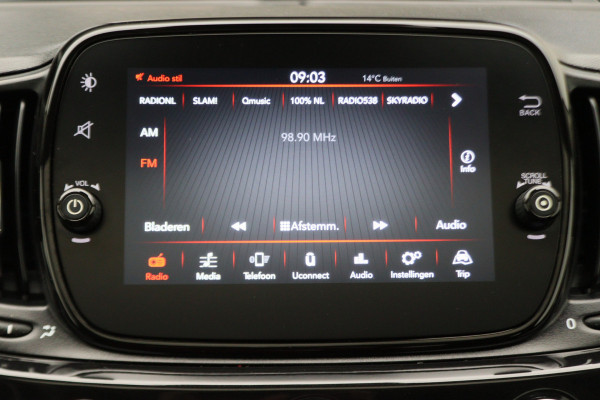 Fiat 500 1.2 Automaat Panoramadak, Cruise,