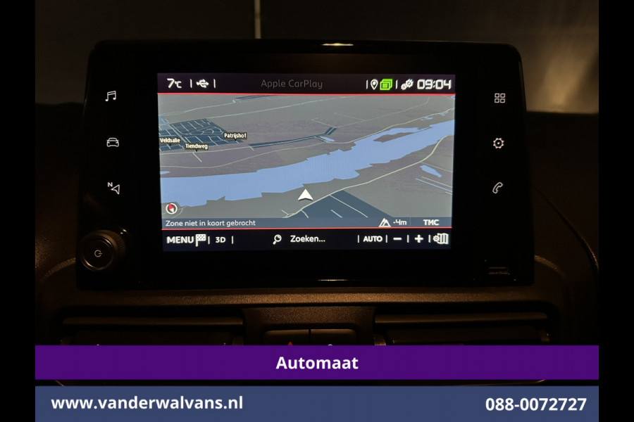Citroën Berlingo 1.2 PureTech 131pk Automaat **BPM Vrij voor particulier** L1H1 Euro6 Airco | 3-Zits | Camera | Navigatie | Apple Carplay Android Auto, Cruisecontrol, Parkeersensren, Bijrijdersbank