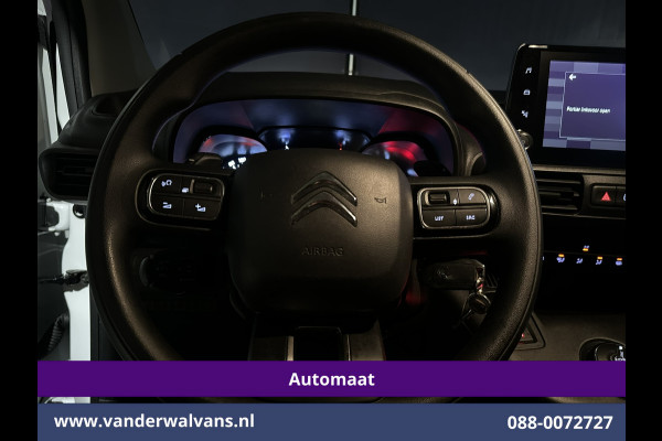 Citroën Berlingo 1.2 PureTech 131pk Automaat **BPM Vrij voor particulier** L1H1 Euro6 Airco | 3-Zits | Camera | Navigatie | Apple Carplay Android Auto, Cruisecontrol, Parkeersensren, Bijrijdersbank