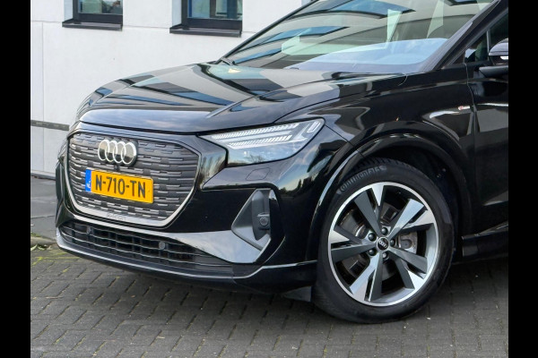 Audi Q4 e-tron 40 S edition 77 kWh, 2 X S-LINE, soh 97%, electr trekhaak, achteruitrijcamera, , 1 e eigenaar, NL auto met nap
