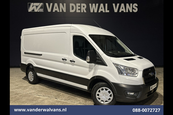Ford Transit 2.0 TDCI 170pk L3H2 Euro6 Airco | Camera | Apple Carplay | Cruisecontrol | 2500kg Trekhaak Android Auto, Verwarmde voorruit, Parkeersensoren, Bijrijdersbank