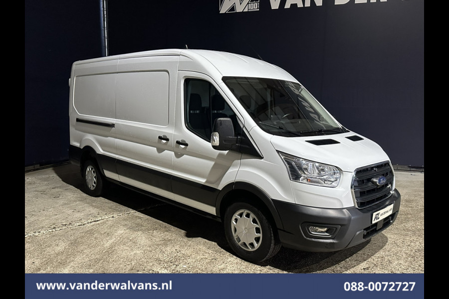 Ford Transit 2.0 TDCI 170pk L3H2 Euro6 Airco | Camera | Apple Carplay | Cruisecontrol | 2500kg Trekhaak Android Auto, Verwarmde voorruit, Parkeersensoren, Bijrijdersbank