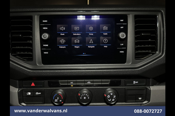 Volkswagen Crafter 2.0 TDI 140pk L3H2 L2H1 Euro6 Airco | Camera | Navigatie | Apple Carplay | Trekhaak Android Auto, Bijrijdersbank