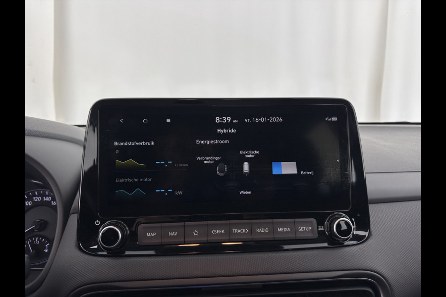 Hyundai Kona 1.6 GDI HEV Comfort Smart (INCL-BTW) Aut. *NAVI-FULLMAP | DIGI-COCKPIT | ADAPTIVE-CRUISE | | KEYLESS | CAMERA | HEAD-UP | SHIFT-PADDLES | DAB | COMFORT-SEATS | 16 "ALU*