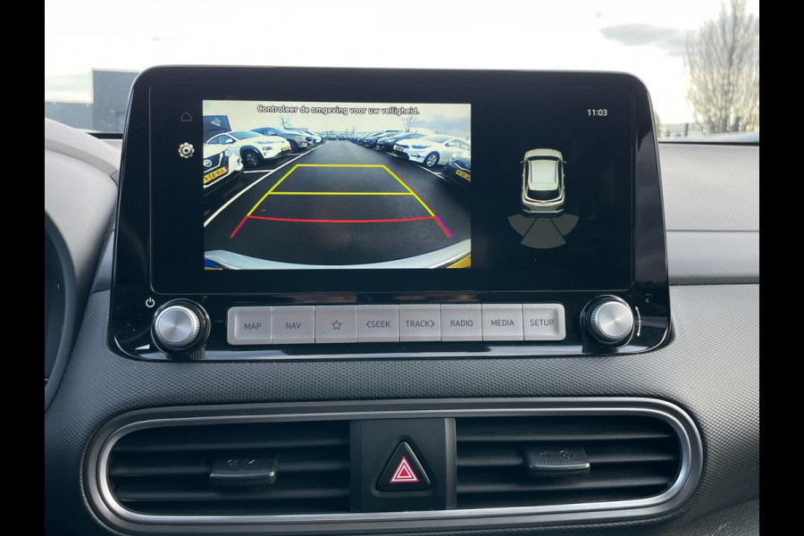 Hyundai Kona EV Fashion 64 kWh|100% SOH|FACELIFT|3-FASE|1/2 LEDER|ACC|NAVI|CAMERA|CARPLAY|STOELVERW|NAVI|ORG.NL|NAP|1e EIG.|IN.BTW