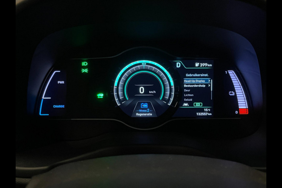 Hyundai Kona EV Fashion 64 kWh|100% SOH|FACELIFT|3-FASE|1/2 LEDER|ACC|NAVI|CAMERA|CARPLAY|STOELVERW|NAVI|ORG.NL|NAP|1e EIG.|IN.BTW
