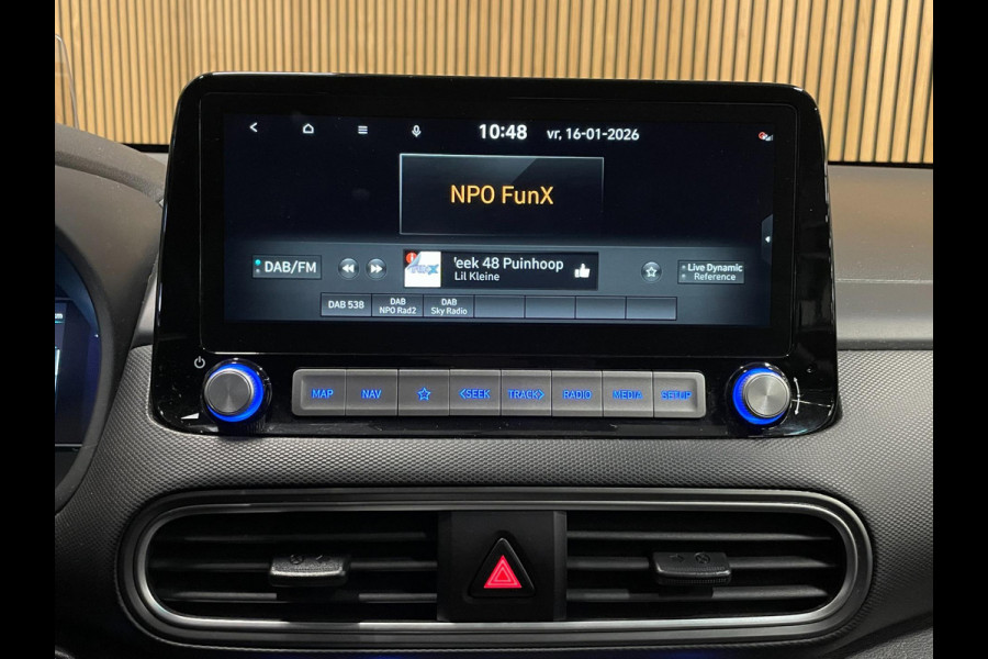 Hyundai Kona EV Fashion 64 kWh|100% SOH|FACELIFT|3-FASE|1/2 LEDER|ACC|NAVI|CAMERA|CARPLAY|STOELVERW|NAVI|ORG.NL|NAP|1e EIG.|IN.BTW