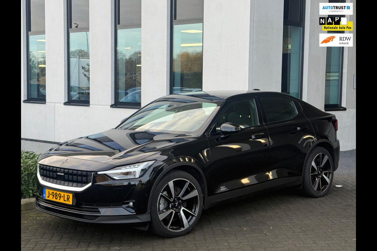 Polestar 2 Long Range Dual Motor 409 pk Launch Edition 78kWh, panoramadak, 20 inch, 1 e eigenaar, NL auto met nap
