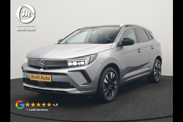 Opel Grandland 1.6 Turbo Elegance Plug In Hybrid 225pk Dealer O.H. PHEV | Adaptive Cruise | 360 Camera | Alcantara Sportstoelen Verwarmd | Apple Carplay | Stuur Verwarmd | Keyless | Blis | Virtual | Navigatie | DAB |