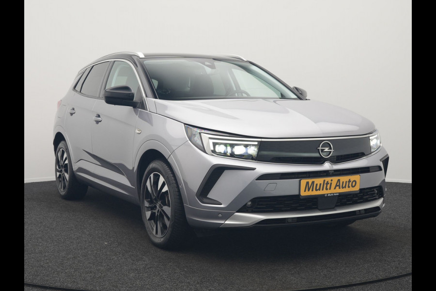 Opel Grandland 1.6 Turbo Elegance Plug In Hybrid 225pk Dealer O.H. PHEV | Adaptive Cruise | 360 Camera | Alcantara Sportstoelen Verwarmd | Apple Carplay | Stuur Verwarmd | Keyless | Blis | Virtual | Navigatie | DAB |