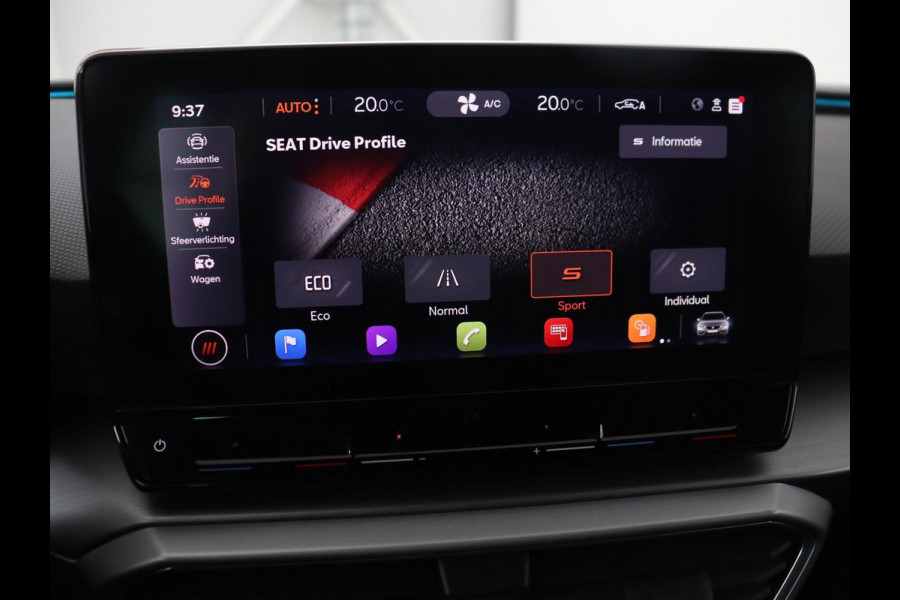 Seat Leon 1.5 TSI FR Launch Edition | Trekhaak | Adaptive cruise | Sfeerverlichting | Carplay | Navigatie | Full LED | 18'' | Parkeerhulp | Climate control | Sportstoelen | Bluetooth