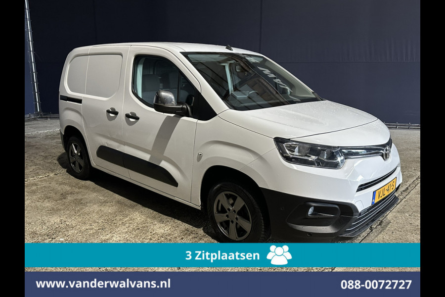 Toyota PROACE CITY 1.5 D-4D 102pk L1H1 Euro6 Airco | 3-Zits | Navigatie | Apple Carplay | LM velgen | Cruisecontrol Trekhaak, Parkeersensoren, Android Auto, Bijrijdersbank