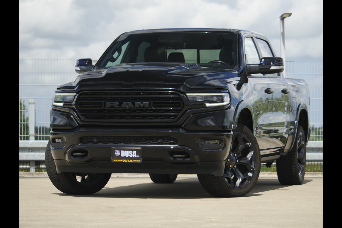 Dodge Ram | 1500 | Limited | 5.7 V8 | 4x4 | Crew Cab | Night Edition | HEMI | Panorama | Deksel | Full Nieuw binnen!
