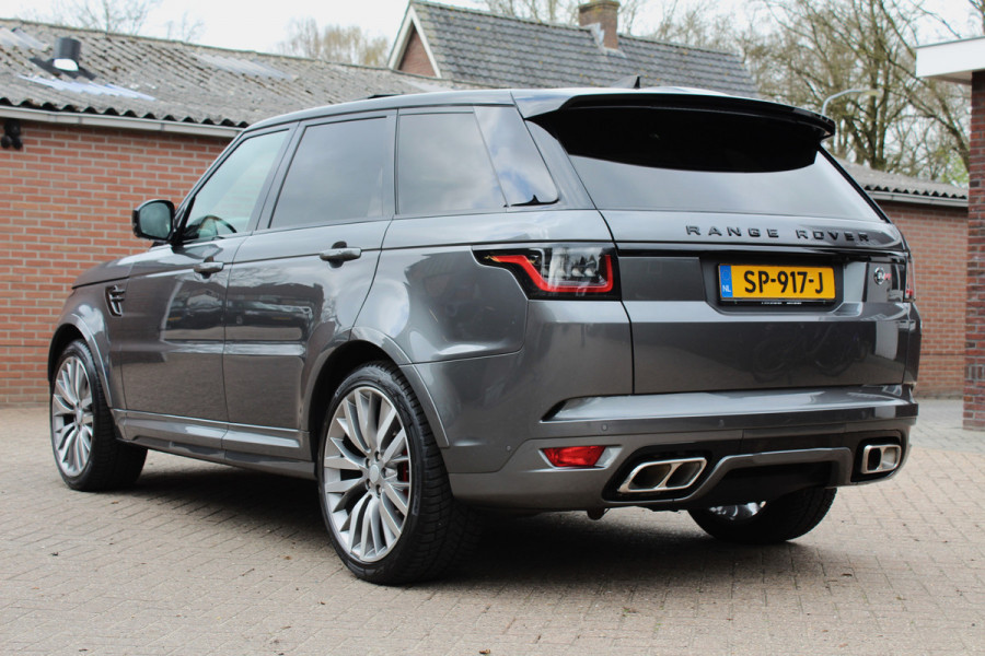 Land Rover Range Rover Sport 5.0 V8 SC SVR 576 PK ! Facelift ! Carbon ! Pano, Cruis, Airco, Stoelverw voor + achter!
