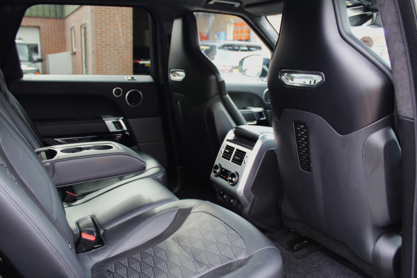 Land Rover Range Rover Sport 5.0 V8 SC SVR 576 PK ! Facelift ! Carbon ! Pano, Cruis, Airco, Stoelverw voor + achter!
