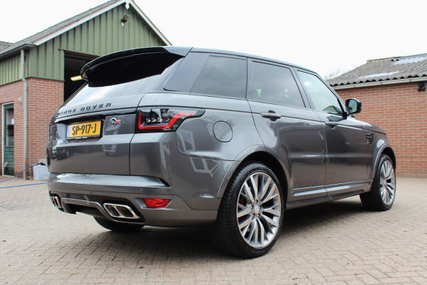 Land Rover Range Rover Sport 5.0 V8 SC SVR 576 PK ! Facelift ! Carbon ! Pano, Cruis, Airco, Stoelverw voor + achter!