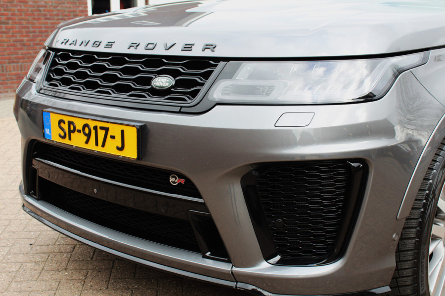 Land Rover Range Rover Sport 5.0 V8 SC SVR 576 PK ! Facelift ! Carbon ! Pano, Cruis, Airco, Stoelverw voor + achter!