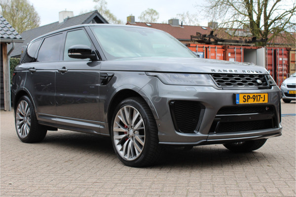 Land Rover Range Rover Sport 5.0 V8 SC SVR 576 PK ! Facelift ! Carbon ! Pano, Cruis, Airco, Stoelverw voor + achter!
