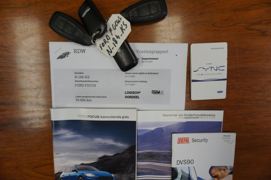 Ford FOCUS Wagon 1.0 EcoB.155PK!! Hybrid Titanium X/Zeer compleet!! Nieuwprijs E37.600,--!!