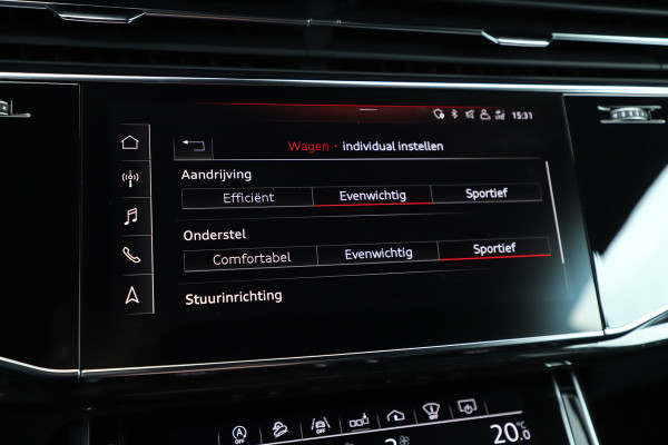 Audi Q8 55 TFSI quattro Pro Line S | 340PK | Luchtvering | Achterasbesturing | Head-up | Memory | B&O | Sfeerverlichting | Keyless-go |