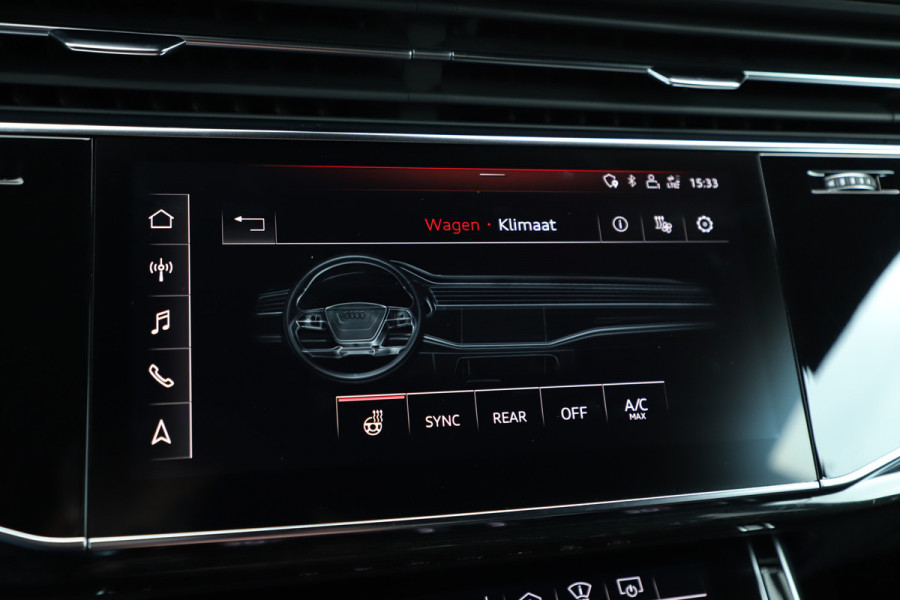 Audi Q8 55 TFSI quattro Pro Line S | 340PK | Luchtvering | Achterasbesturing | Head-up | Memory | B&O | Sfeerverlichting | Keyless-go |
