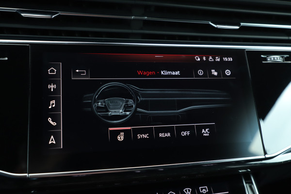 Audi Q8 55 TFSI quattro Pro Line S | 340PK | Luchtvering | Achterasbesturing | Head-up | Memory | B&O | Sfeerverlichting | Keyless-go |