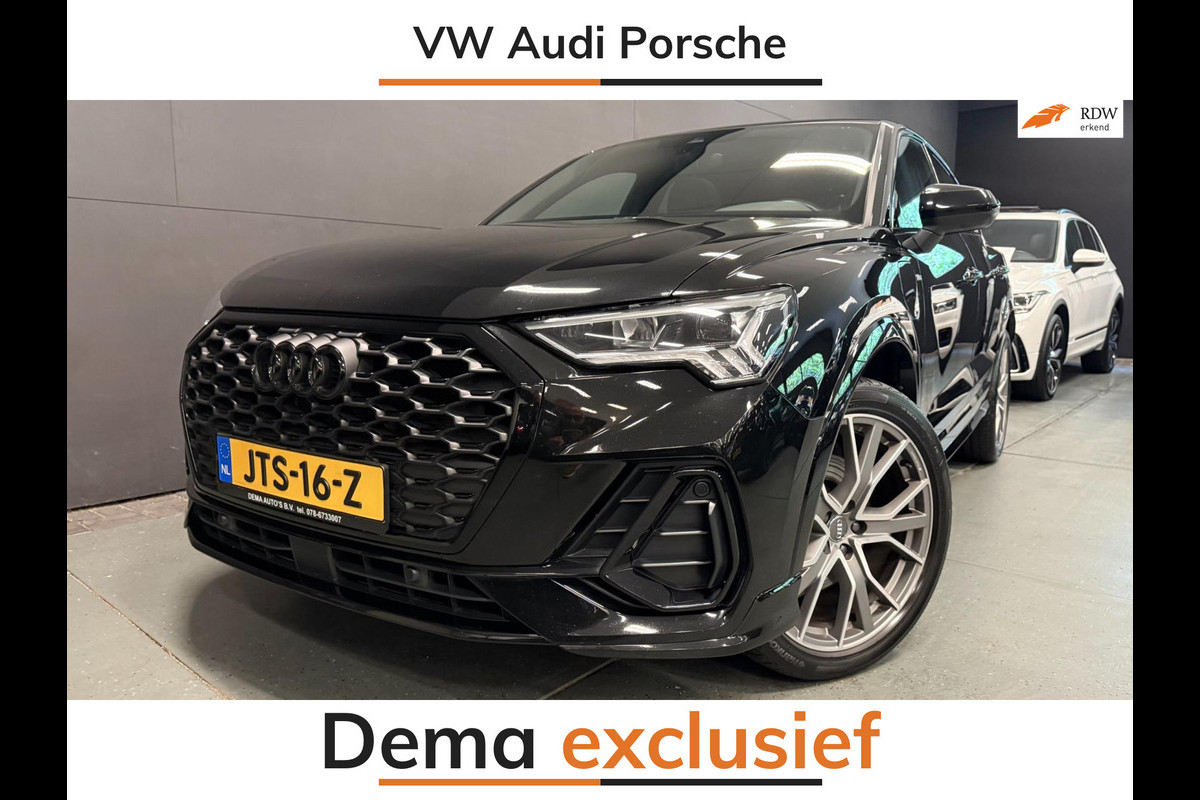 Audi Q3 Sportback 45 TFSI e 3xS-LINE 20'' BLACKLINE PANO/DAB/CARPLAY/CAM/V-COCKPIT///